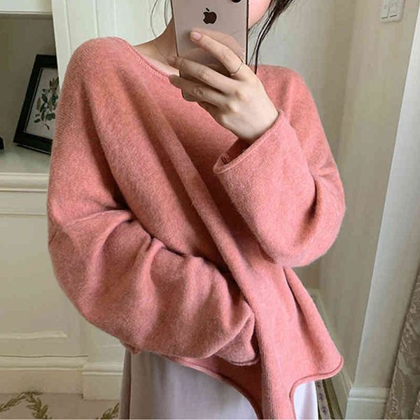 long sleeved winter bottoming sweater female elegant o neck women clothing sweaters autumn knitted 824i 210420, White;black
long sleeved winter bottoming sweater female elegant o neck women clothing sweaters autumn knitted 824i 210420, White;black