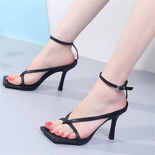 high heel sandals 2021 summer new open toe buckle platform shoes dress wedding party women high heels, Black
high heel sandals 2021 summer new open toe buckle platform shoes dress wedding party women high heels, Black