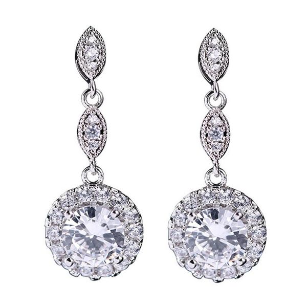 dangle & chandelier design cubic zirconia water drop earrings for women charm jewelery fashionable small round, Silver
dangle & chandelier design cubic zirconia water drop earrings for women charm jewelery fashionable small round, Silver