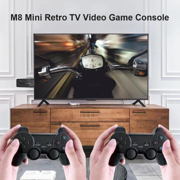 output retro with 2 wireless controllers gaming mini videogames machine player portable players game
output retro with 2 wireless controllers gaming mini videogames machine player portable players game