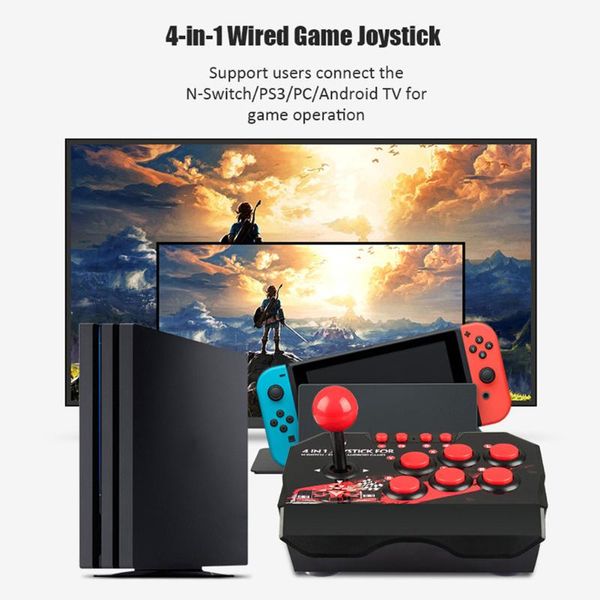 game controllers & joysticks 4-in-1 usb wired joystick retro arcade station turbo games console rocker fighting controller for ps3/switch/pc
game controllers & joysticks 4-in-1 usb wired joystick retro arcade station turbo games console rocker fighting controller for ps3/switch/pc