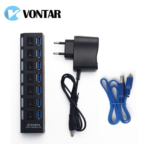 hubs vontar usb hub 3.0 7 ports splitter speed 480mbps with on/off switch platooninsert peripherals 5v 1a 2a power adapter
hubs vontar usb hub 3.0 7 ports splitter speed 480mbps with on/off switch platooninsert peripherals 5v 1a 2a power adapter