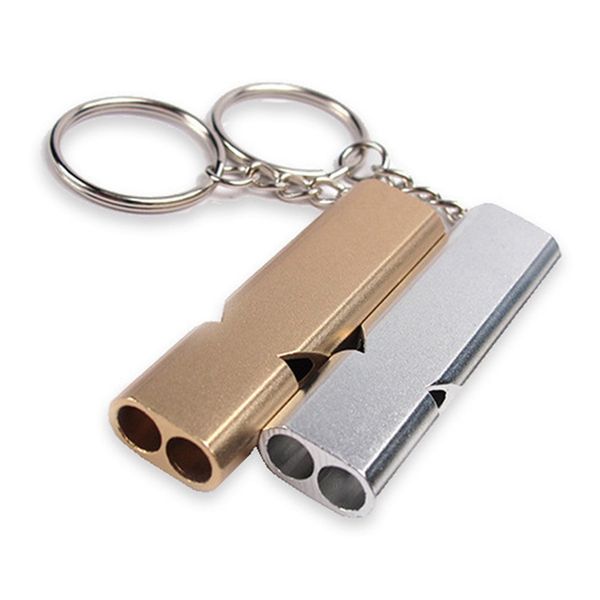 2021 whistle keychain outdoor survival whistle double pipe high decibel outdoor emergency whistle keychains, White
2021 whistle keychain outdoor survival whistle double pipe high decibel outdoor emergency whistle keychains, White