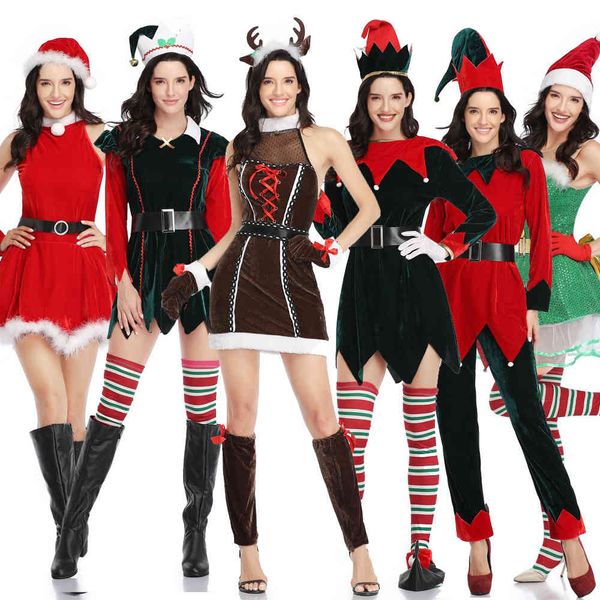 stage carnival a variety of women's reindeer elk green christmas elf animal role play, Black;red
stage carnival a variety of women's reindeer elk green christmas elf animal role play, Black;red