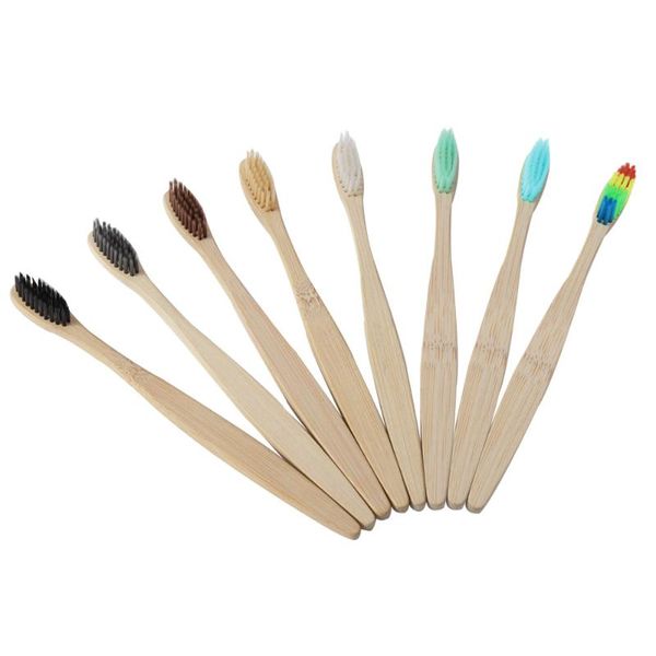 toothbrush 1pc environmental bamboo charcoal for oral health soft bristle wood handle whitening rainbow tooth brush
toothbrush 1pc environmental bamboo charcoal for oral health soft bristle wood handle whitening rainbow tooth brush