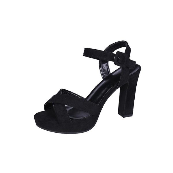 women's fashion casual platforms super high heels shoes open toe party sandals ladies quality outside, Black
women's fashion casual platforms super high heels shoes open toe party sandals ladies quality outside, Black