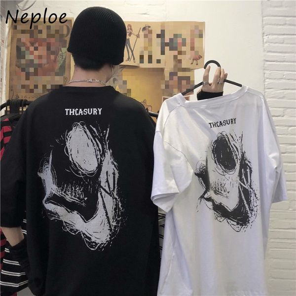 neploe women men causal sumemr harajuku printing t-shirts short sleeve o-neck loose t shirt femme graphic tees 1e702 210423, White
neploe women men causal sumemr harajuku printing t-shirts short sleeve o-neck loose t shirt femme graphic tees 1e702 210423, White