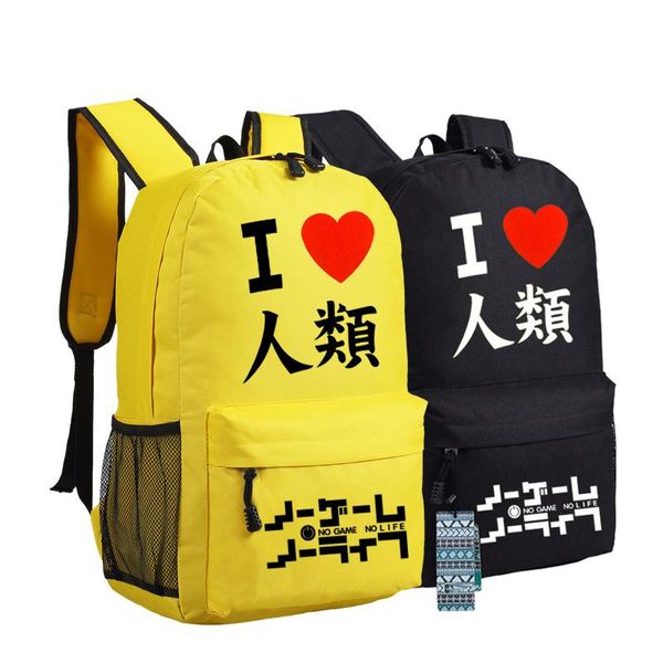 backpack fashion no game life shoulder bag travel lapschool bags oxford students bookbag
backpack fashion no game life shoulder bag travel lapschool bags oxford students bookbag