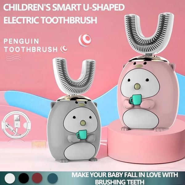 smart electric toothbrush 360 degrees u-shaped kids silicon automatic ultrasonic teeth tooth brush cartoon cute for children
smart electric toothbrush 360 degrees u-shaped kids silicon automatic ultrasonic teeth tooth brush cartoon cute for children
