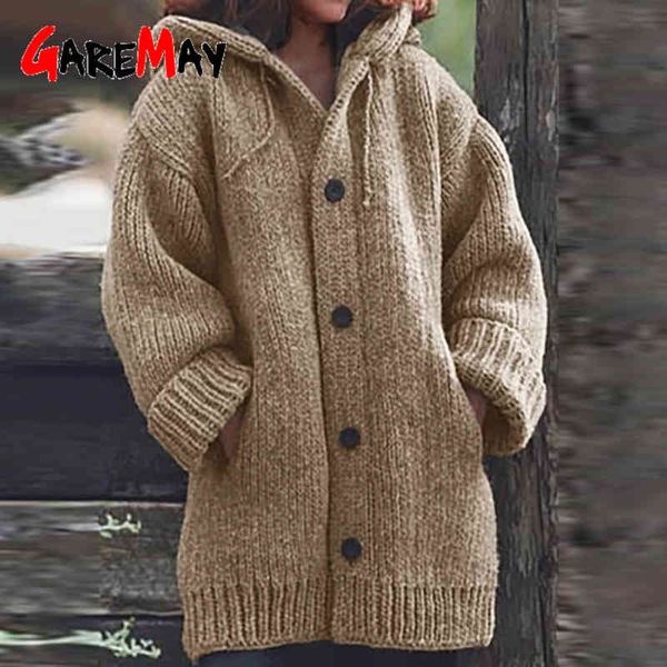 cardigan hooded oversize knitwear sweater female winter casual long sleeve button knitted coat women autumn outerwear 5xl 210428, White
cardigan hooded oversize knitwear sweater female winter casual long sleeve button knitted coat women autumn outerwear 5xl 210428, White