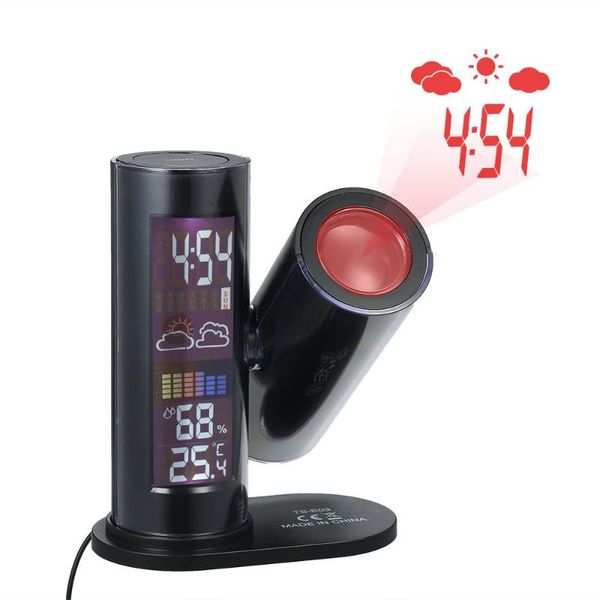 other clocks & accessories creative led projection clock 360 rotating indoor black hygrometer household multifunctional electron
other clocks & accessories creative led projection clock 360 rotating indoor black hygrometer household multifunctional electron