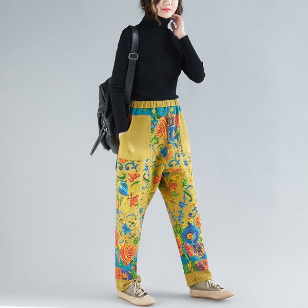 pants women's trousers printing plus size literary artistic thermal elastic and thick sling pants, Black;white
pants women's trousers printing plus size literary artistic thermal elastic and thick sling pants, Black;white