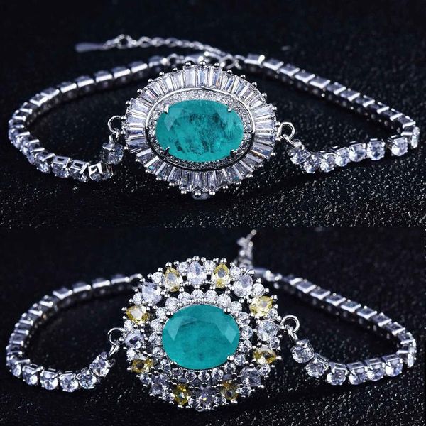 charm bracelets luxury vintage bracelet 925 sterling silver claw chain oval paraiba tourmaline unusual jewelry for women wedding valentines, Golden;silver
charm bracelets luxury vintage bracelet 925 sterling silver claw chain oval paraiba tourmaline unusual jewelry for women wedding valentines, Golden;silver