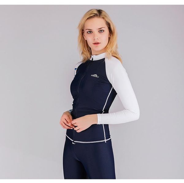 one-piece suits sbart long sleeve swimwear women uv shirt rash guard windsurf bathing suit swimsuit surfing water sports lycra
one-piece suits sbart long sleeve swimwear women uv shirt rash guard windsurf bathing suit swimsuit surfing water sports lycra