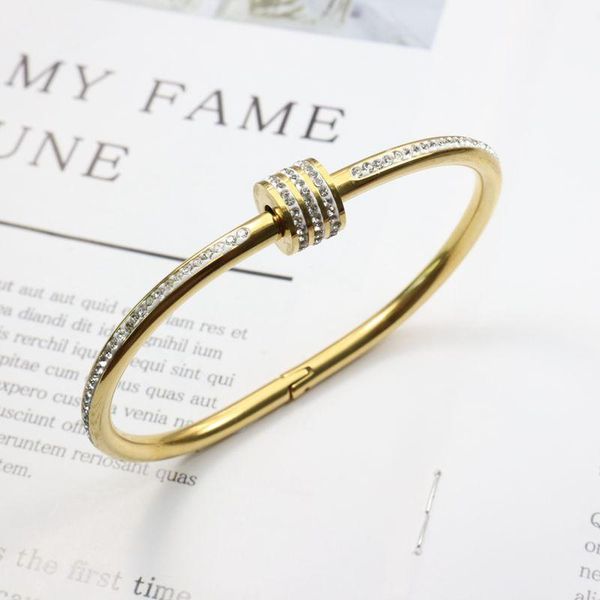 bangle wholesales stainless steel bangles open line diamond for women rose gold bracelet crystal accessories fashion jewelry, Black
bangle wholesales stainless steel bangles open line diamond for women rose gold bracelet crystal accessories fashion jewelry, Black