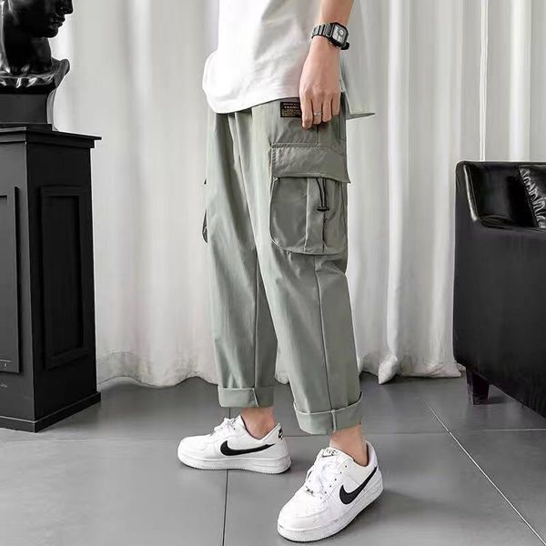 men's pants 2021 streetwear men's multi pockets cargo harem hip hop casual male track joggers trousers harajuku men, Black
men's pants 2021 streetwear men's multi pockets cargo harem hip hop casual male track joggers trousers harajuku men, Black