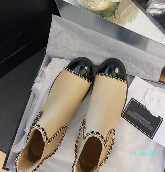 interlocking beige calfskin leather ankle boots chains-link accents chelsea boot round toe pull-on flats booties luxury designers shoes, Black
interlocking beige calfskin leather ankle boots chains-link accents chelsea boot round toe pull-on flats booties luxury designers shoes, Black