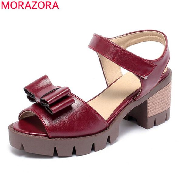arrival women sandals pu open toe bowknot summer shoes square heels platform woman punk casual, Black
arrival women sandals pu open toe bowknot summer shoes square heels platform woman punk casual, Black