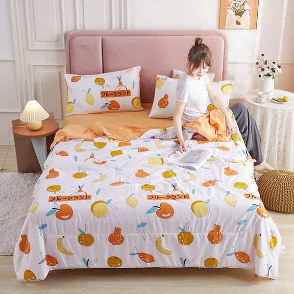 comforters & sets printed summer cool quilt, four-piece student style single and double air-conditioning quilt
comforters & sets printed summer cool quilt, four-piece student style single and double air-conditioning quilt
