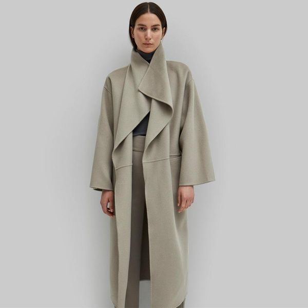 women's wool & blends toteme long coat annecy series greatcoat silhouette side slit lapel for women plus size arrival spring 2021, Black
women's wool & blends toteme long coat annecy series greatcoat silhouette side slit lapel for women plus size arrival spring 2021, Black