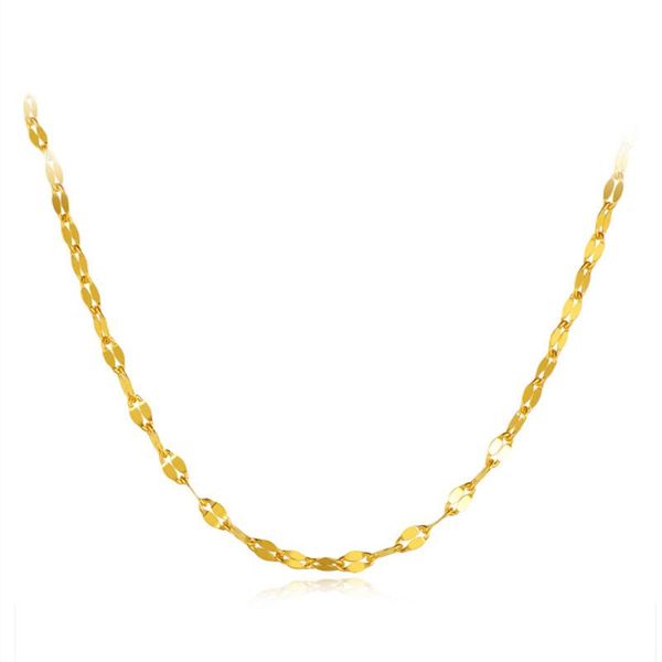 chains fine pure 24k yellow gold chain 2.5mmw women lip link necklace 18-20inch 3.5-4g, Silver
chains fine pure 24k yellow gold chain 2.5mmw women lip link necklace 18-20inch 3.5-4g, Silver