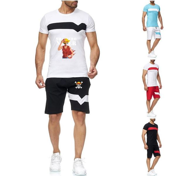 men's tracksuits 2021 luffy fashion t-shirt mens one pie sportswear summer clothing comfortable short sleeve leisure harajuku casual pa, Gray
men's tracksuits 2021 luffy fashion t-shirt mens one pie sportswear summer clothing comfortable short sleeve leisure harajuku casual pa, Gray