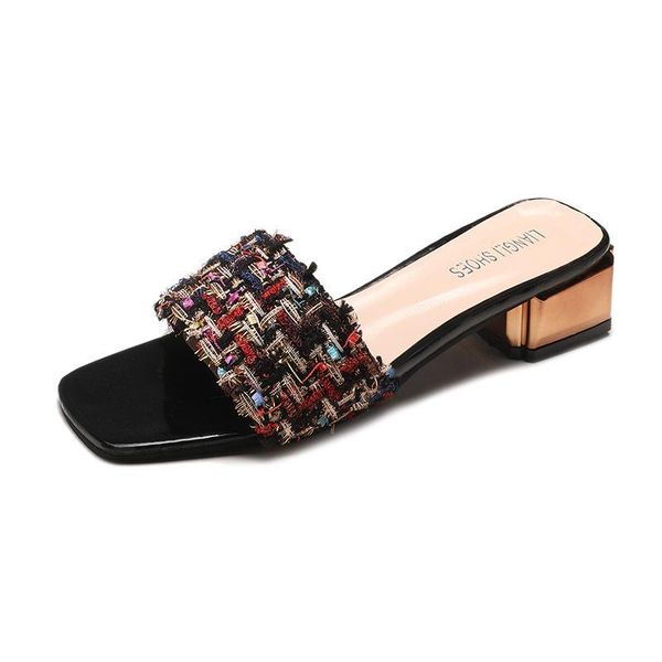 dress shoes summer fashion thick heel women's mesh sandals square head outdoor comfortable walking women low-heel casual, Black
dress shoes summer fashion thick heel women's mesh sandals square head outdoor comfortable walking women low-heel casual, Black