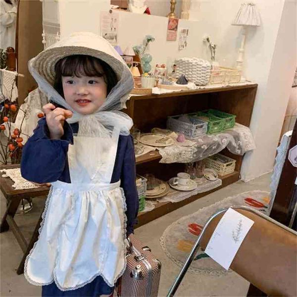 spring arrival girls korean design sets long sleeve dress+apron kids clothes 210528, White
spring arrival girls korean design sets long sleeve dress+apron kids clothes 210528, White