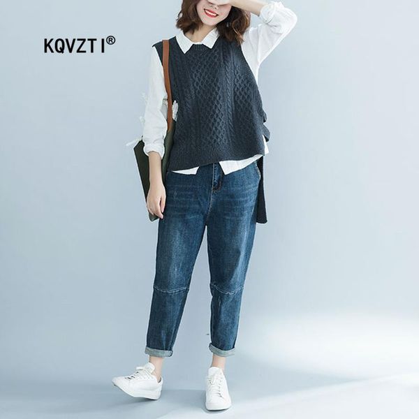 women's sweaters arrival autumn winter office lady female knitted vest sweater sleeveless solid loose casual o-neck women, White;black
women's sweaters arrival autumn winter office lady female knitted vest sweater sleeveless solid loose casual o-neck women, White;black