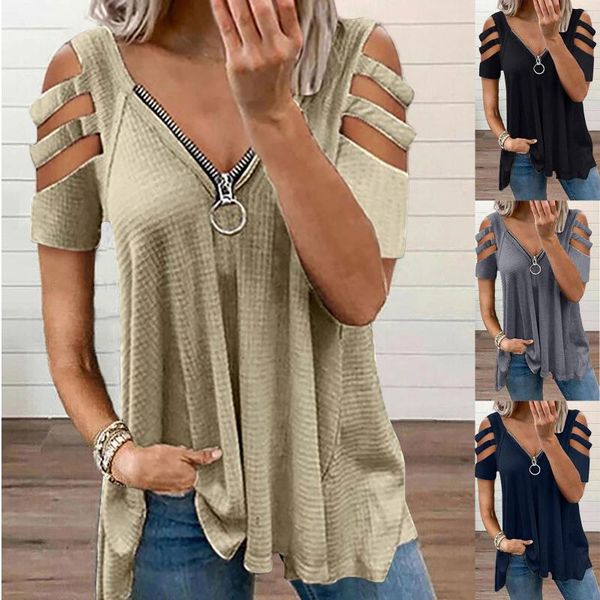 ethnic clothing fashion women v-neck collar zipper color short sleeve fold casual blouse vetement femme 2021drop, Red
ethnic clothing fashion women v-neck collar zipper color short sleeve fold casual blouse vetement femme 2021drop, Red