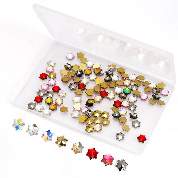 nail art decorations 100pc/box glass ab snowflakes designer charms 6x6mm flatback non fix strass rhinestones stones 3d jewelry, Silver;gold
nail art decorations 100pc/box glass ab snowflakes designer charms 6x6mm flatback non fix strass rhinestones stones 3d jewelry, Silver;gold