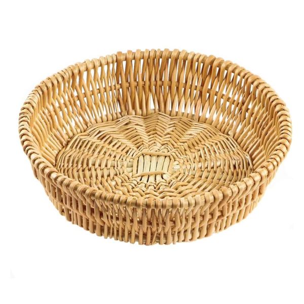 storage baskets 1pc wicker woven basket household fruit container egg organizer 
storage baskets 1pc wicker woven basket household fruit container egg organizer