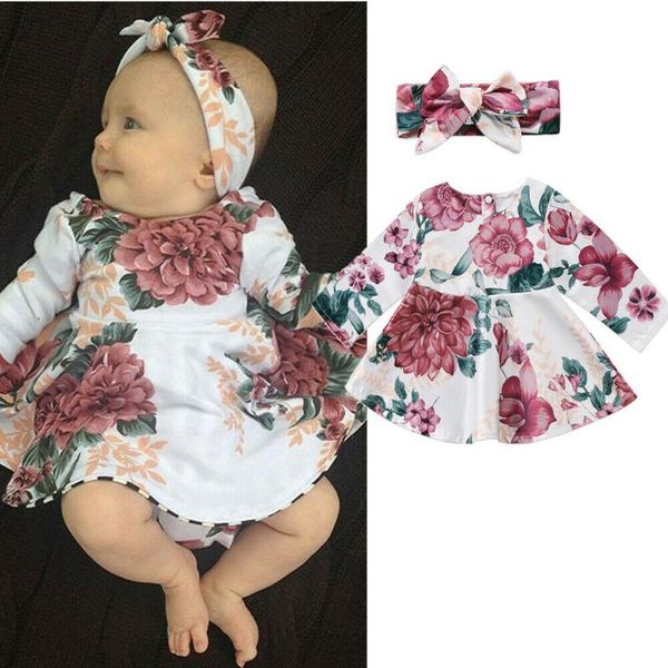 girl's dresses baby girl fashion a-line floral dress with headband 0-24m born infant toddler spring fall casual long sleeve outfits, Red;yellow
girl's dresses baby girl fashion a-line floral dress with headband 0-24m born infant toddler spring fall casual long sleeve outfits, Red;yellow