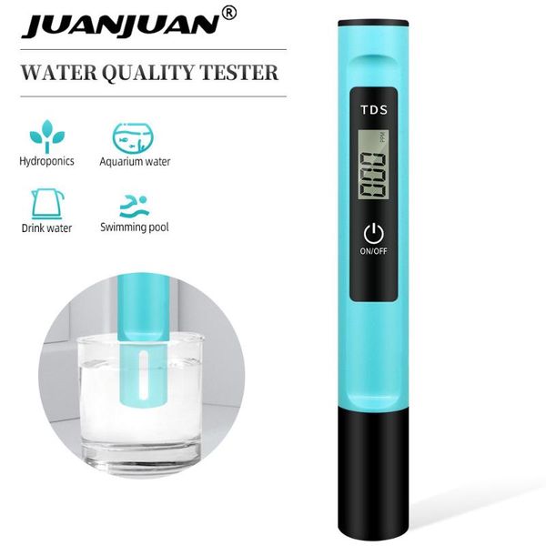 meters est tds meter digital water tester test pen quality analysis monitor purity check 0-9999 ppm measurement
meters est tds meter digital water tester test pen quality analysis monitor purity check 0-9999 ppm measurement