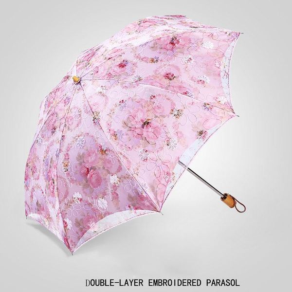 umbrellas umbrella rain women lace embroidered sun windproof sunscreen large 3 folding big non-automatic outdoor
umbrellas umbrella rain women lace embroidered sun windproof sunscreen large 3 folding big non-automatic outdoor