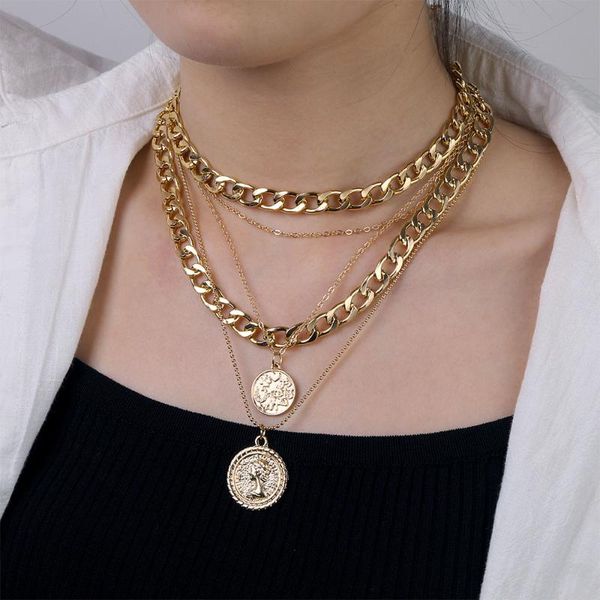pendant necklaces handmade unique creativity alloy tag cross sweater chain fashion simple religion madonna multilayer necklace, Silver
pendant necklaces handmade unique creativity alloy tag cross sweater chain fashion simple religion madonna multilayer necklace, Silver