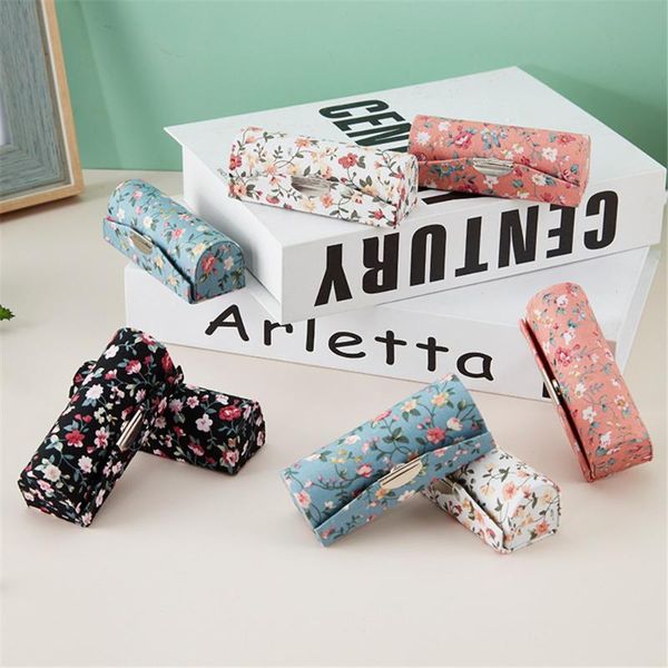 eyebrow tools & stencils 1pc lipstick box flip packing retro flower cloth pattern exquisite portable case with mirror beauty
eyebrow tools & stencils 1pc lipstick box flip packing retro flower cloth pattern exquisite portable case with mirror beauty