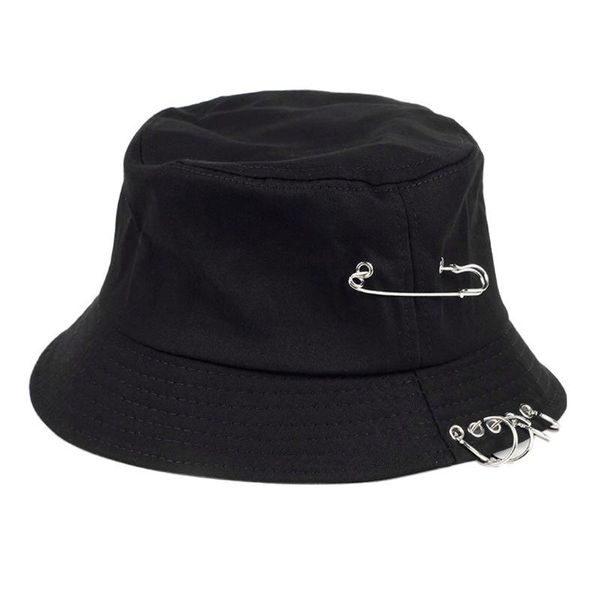 outdoor hats harajuku punk cotton personality bucket hat metal pin o-ring solid color wide brim foldable hip hop fisherman d5qd, Black;white
outdoor hats harajuku punk cotton personality bucket hat metal pin o-ring solid color wide brim foldable hip hop fisherman d5qd, Black;white