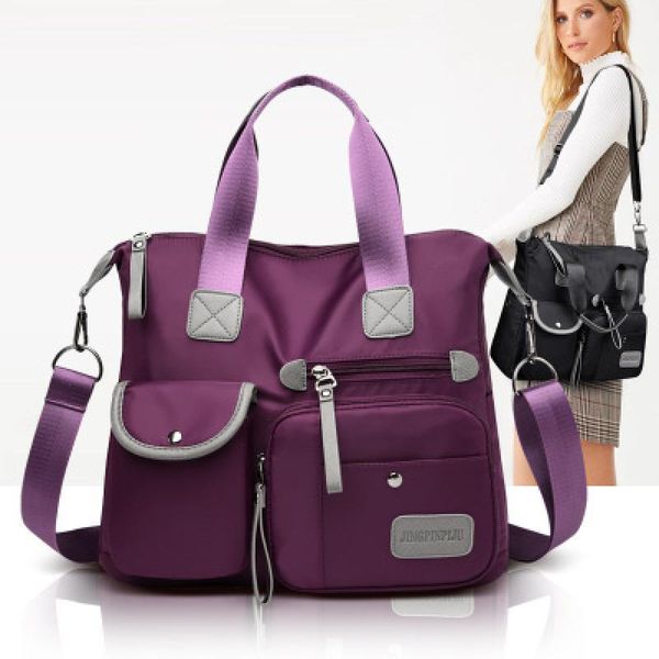 womens ladies multi-pocket waterproof nylon cross body travel bag solid color handbag lady big shoulder camping bags duffel
womens ladies multi-pocket waterproof nylon cross body travel bag solid color handbag lady big shoulder camping bags duffel