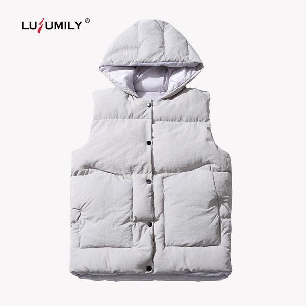 women's vests lusumily 2021 thickening warm cotton vest women winter solid casual waistcoat female autumn slim coat fit sleeveless jack, Black;white
women's vests lusumily 2021 thickening warm cotton vest women winter solid casual waistcoat female autumn slim coat fit sleeveless jack, Black;white