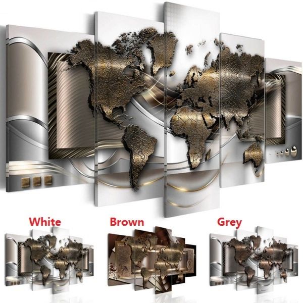 modern decorative painting abstract hd world map 5 panles modern wall art home painting l painting map canvas printing
modern decorative painting abstract hd world map 5 panles modern wall art home painting l painting map canvas printing