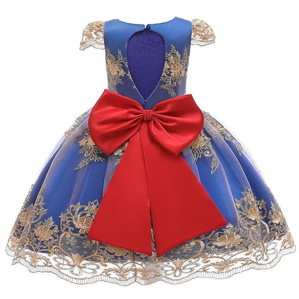 summer born baby bowknot backless lace princess dress for girl 1st birthday party infant wedding christening girl's dresses, Red;yellow 
summer born baby bowknot backless lace princess dress for girl 1st birthday party infant wedding christening girl's dresses, Red;yellow