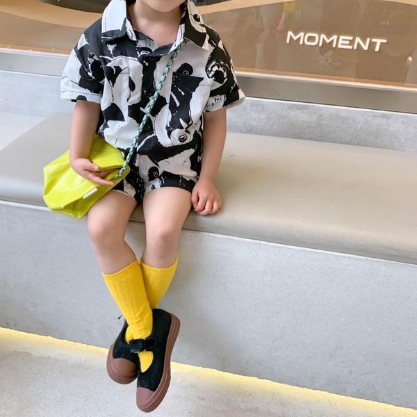 korea style girls 2 pcs clothing sets cartoon panda printed shirt + shorts summer cotton for children kids suit 1-6 years, White
korea style girls 2 pcs clothing sets cartoon panda printed shirt + shorts summer cotton for children kids suit 1-6 years, White