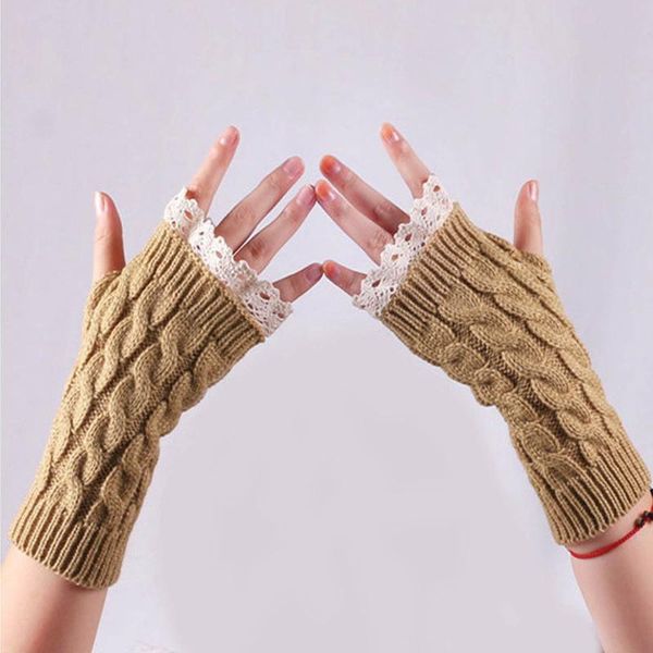 five fingers gloves 2021 women winter thick knitted cashmere lace mittens fingerless double layer plush wool knit warm female cute, Blue;gray
five fingers gloves 2021 women winter thick knitted cashmere lace mittens fingerless double layer plush wool knit warm female cute, Blue;gray
