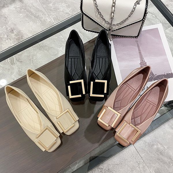 lolita 2022 spring ballet flats shoes women square toe metal buckle slip on ballet flats pink pu leather soft comfor shoes for women, Black
lolita 2022 spring ballet flats shoes women square toe metal buckle slip on ballet flats pink pu leather soft comfor shoes for women, Black