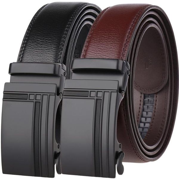 automatic buckle black belts male genuine leather strap fashion for men quality belt cummerbunds, Black;brown
automatic buckle black belts male genuine leather strap fashion for men quality belt cummerbunds, Black;brown