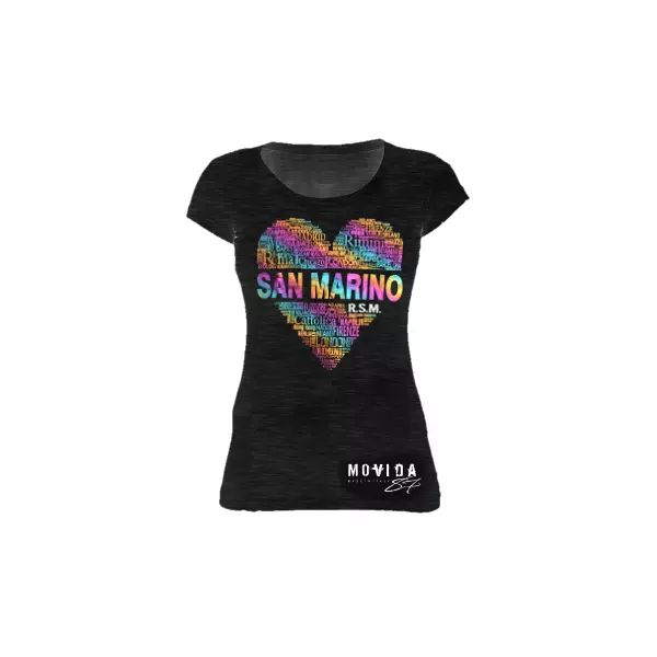 t-shirt lady nightlife 87 heart laminated san marino, White;black
t-shirt lady nightlife 87 heart laminated san marino, White;black