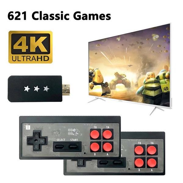 game console classic retro built-in 621 games 4k hd display tv projector monitor with double wireless controller player portable players
game console classic retro built-in 621 games 4k hd display tv projector monitor with double wireless controller player portable players
