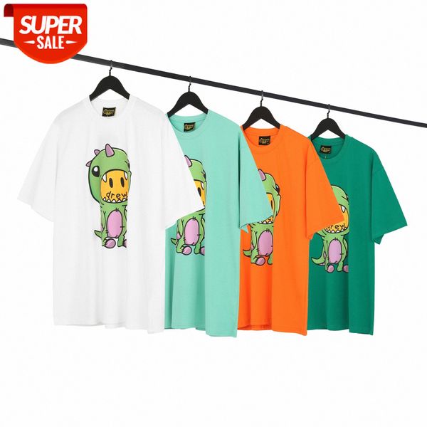high-end summer drew smiley face dinosaur hip hop jas bieber the same trend short sleeve #iu2d, White;black
high-end summer drew smiley face dinosaur hip hop jas bieber the same trend short sleeve #iu2d, White;black
