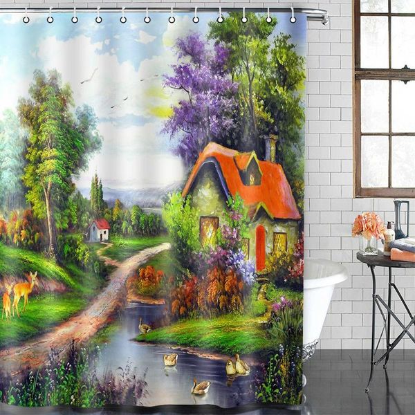 shower curtains american farm town curtain garden flowers scenery waterproof polyester bath screens rideau de douche
shower curtains american farm town curtain garden flowers scenery waterproof polyester bath screens rideau de douche